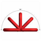 Oko na navarenie APA-AN s pružinou, trieda 8, červeno lakované