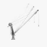 Otočný žeriav SD900 nosnosť 900/600kg, dosah až 2m, GEBUWIN