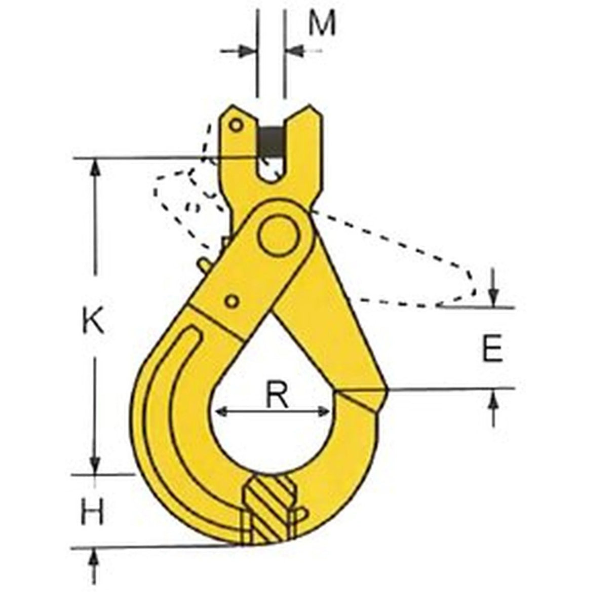 Samosvorný hák s vidlicou trieda 8 FORANKRA