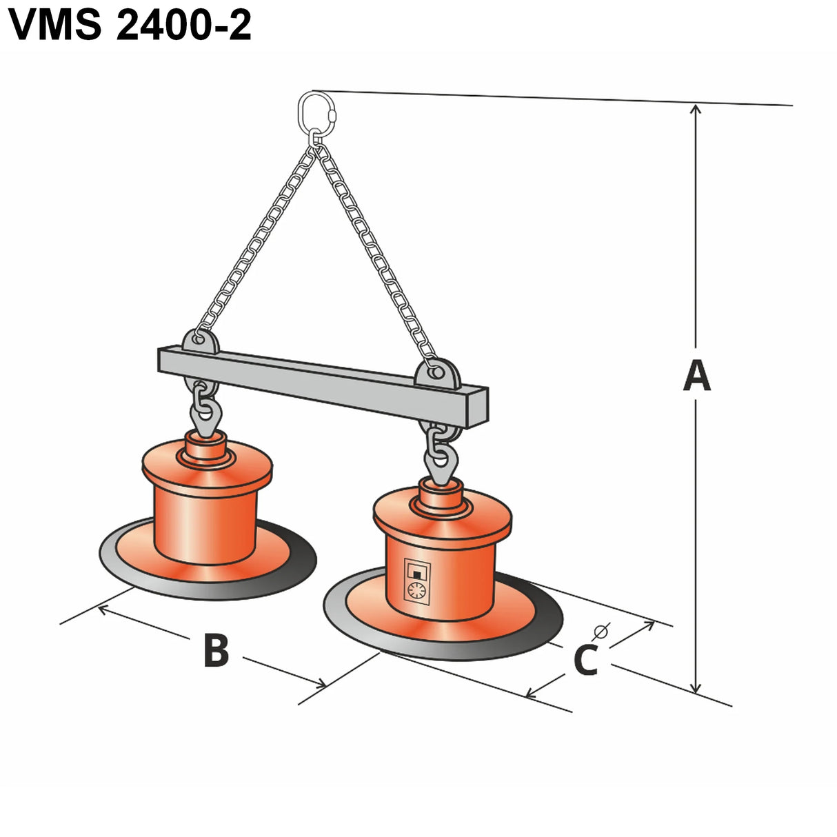 Vákuový manipulátor samonasávací VMS 2400 KLANER