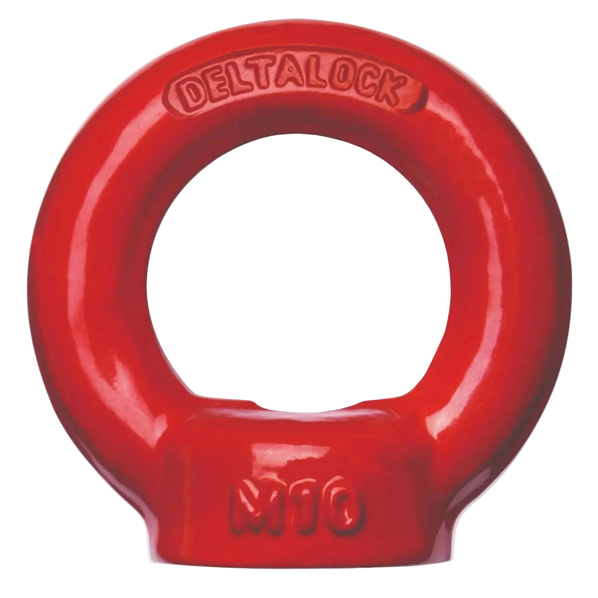 Vysokopevnostná matica s okom červená DELTA