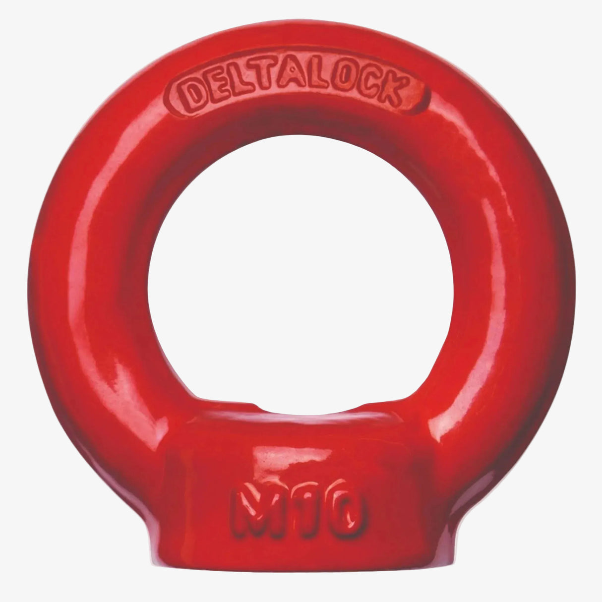 Vysokopevnostná matica s okom červená DELTA