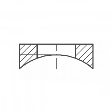 ASS - nerezová podložka pre okrúhle stĺpiky