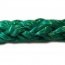 PP 14mm lano pletené bez jadra, zelené, pevnosť 1735kg, cievky po 100m