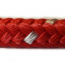 PPV 14mm lano pletené, s jadrom, 16pramenné, čierne s červeno zelenými kontrolkami, max. 100m