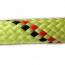 PPV 12mm lano pletené, s jadrom, 16pramenné, žlté s čiernymi kontrolkami, max. 100m