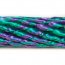 PPV 12mm lano, pletené, spiroidnej, fialovo-zelene