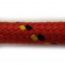 PPV pr.6mm šnúra Kružberk (6kN), červená s čierno-žltými kontrolkami