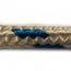 PES pr.8mm lano Šanca (9,9kN), biele s modrými kontrolkami