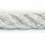 PA 10mm lano, stáčané, biele