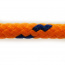 PES pr.2mm šnúra pletená bez jadra, oranžová