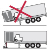 Podpera plošiny nákladných vozidiel nosnosť 15000kg Haacon