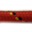 PPV pr.10mm lano Kružberk (13kN), červené s čierno-žltými kontrolkami