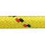 PPV pr.8mm lano Kružberk (8,9kN), žlté s čierno červenými kontrolkami