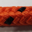 PPV 10mm lano pletené, s jadrom, 16pramenné, červené so zel.čiernymi k.,max. 100m