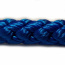 PPV 10mm lano pletené bez jadra, modré, pevnosť 1640kg, max. 100m