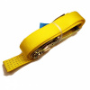 Upínací pás, typ 5001, jednodielny s račňou, 50mm, LC 2500/5000daN, žltý